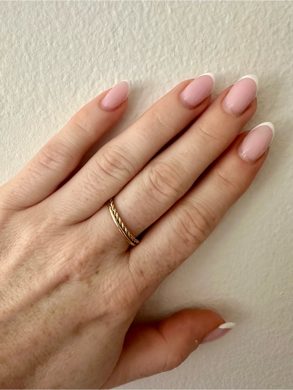 Ferko’s Fine Jewelry 14K Gold Twisted Rope Ring Set 8.5